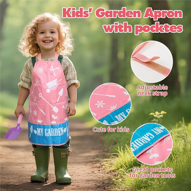 Gardening Tools Kit For Kids - Set Peralatan Berkebun Anak-Anak Superior-Kids Warna
