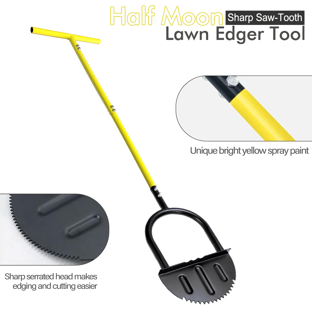 Gardening Tools Long - Alat Pemangkas Rumput Setengah Bulan dengan