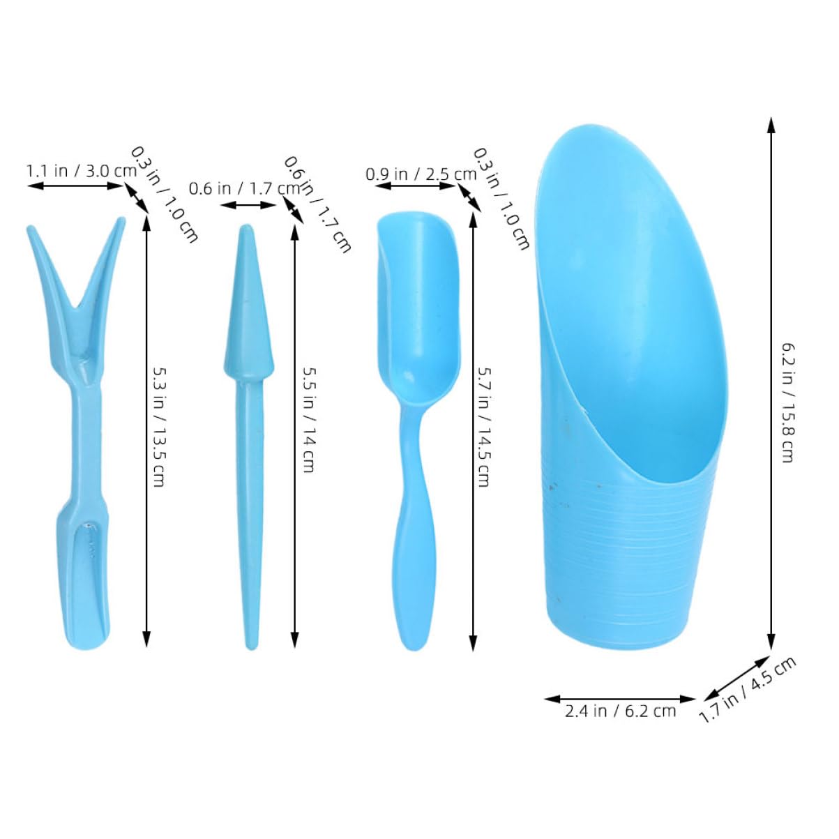 4 buah/set, ember plastik taha - Gardening Tools Brands ulasan dan harga