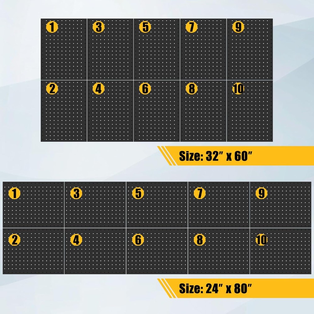 10 Paket Panel Pegboard Baja T - Gardening Tools Images ulasan dan harga