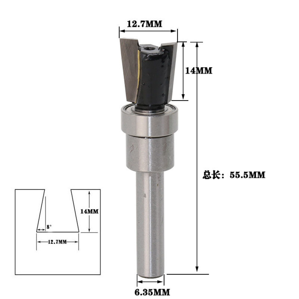 1 buah Router Bit 1/4 