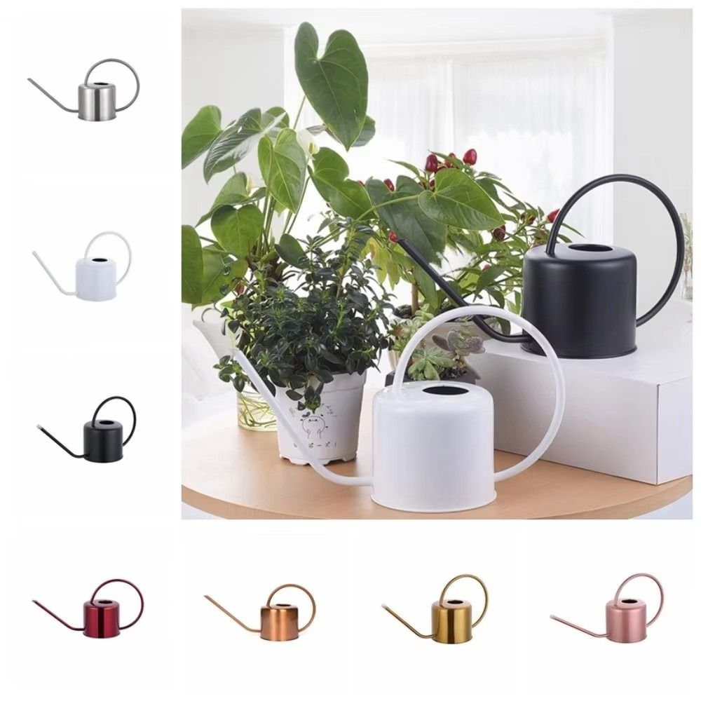 u 1.3L Penyiram Tanaman Stainl - Watering Can Long Spout ulasan dan harga