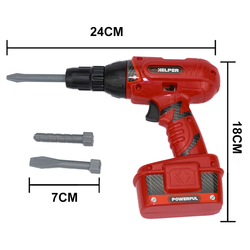 Alat Mainan Bor Listrik BO Sim - Gardening Tools Kit For Kids ulasan dan harga
