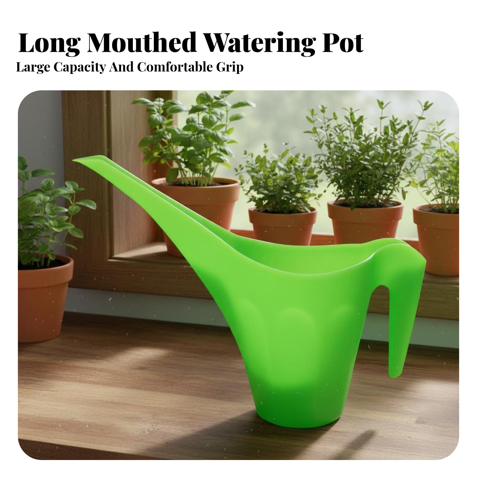 Kaleng Penyiram Plastik dengan - Watering Can Long Spout ulasan dan harga
