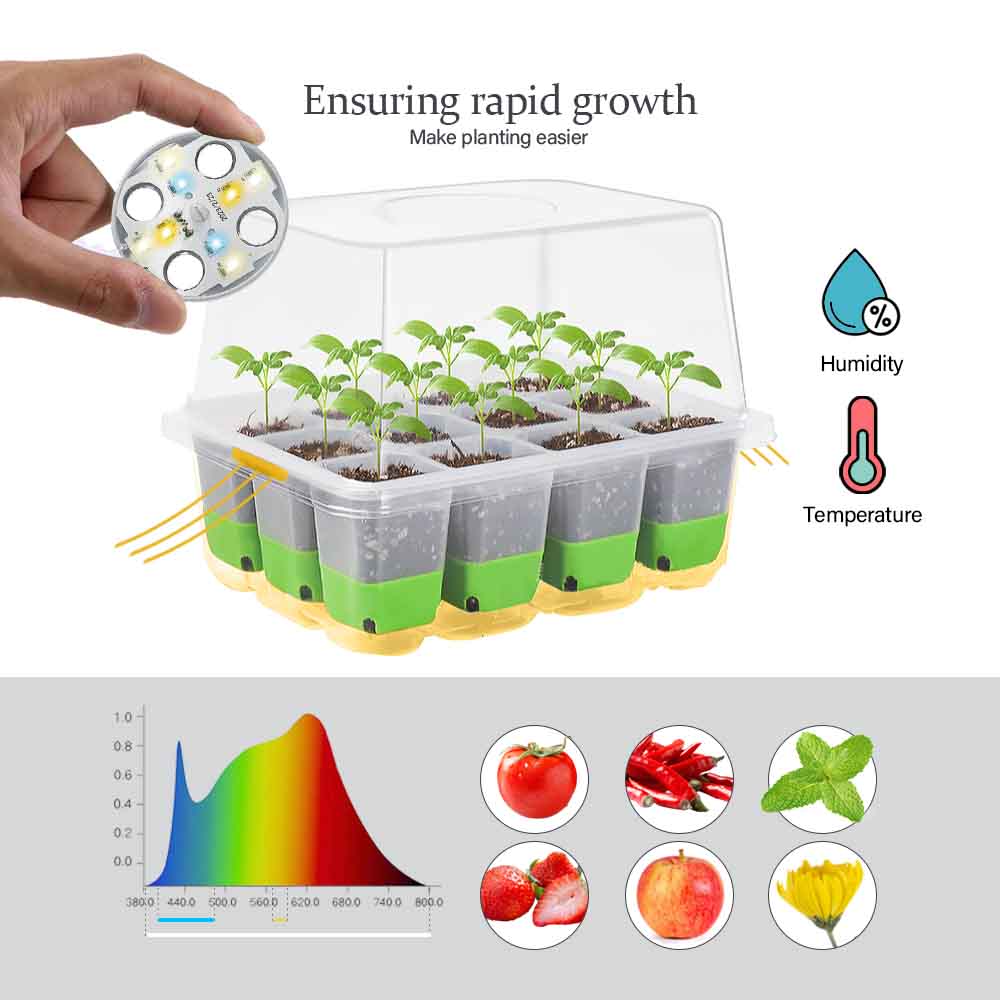 Kit baki tanaman lampu tumbuh  - Gardening Tools Box ulasan dan harga