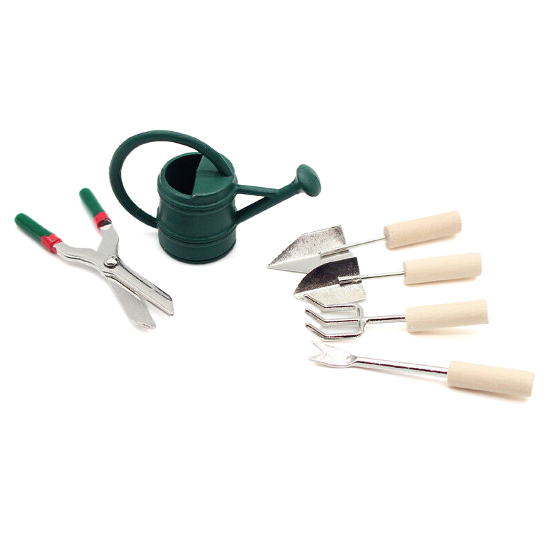 1/12 Set Alat Berkebun Miniatu - Gardening Tools In ulasan dan harga