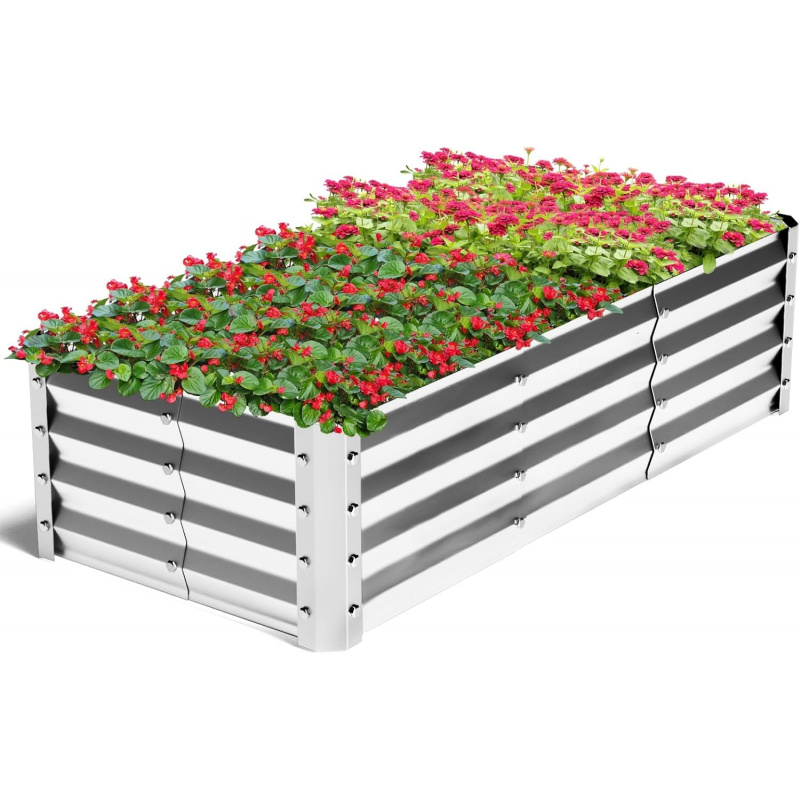 Kit Pot Tanam Taman Galvanis T - Gardening Tools Box ulasan dan harga