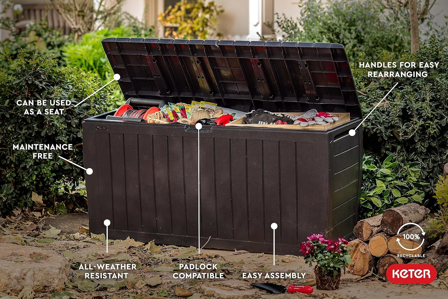 Kotak Penyimpanan Luar Ruangan - Gardening Tools Images ulasan dan harga