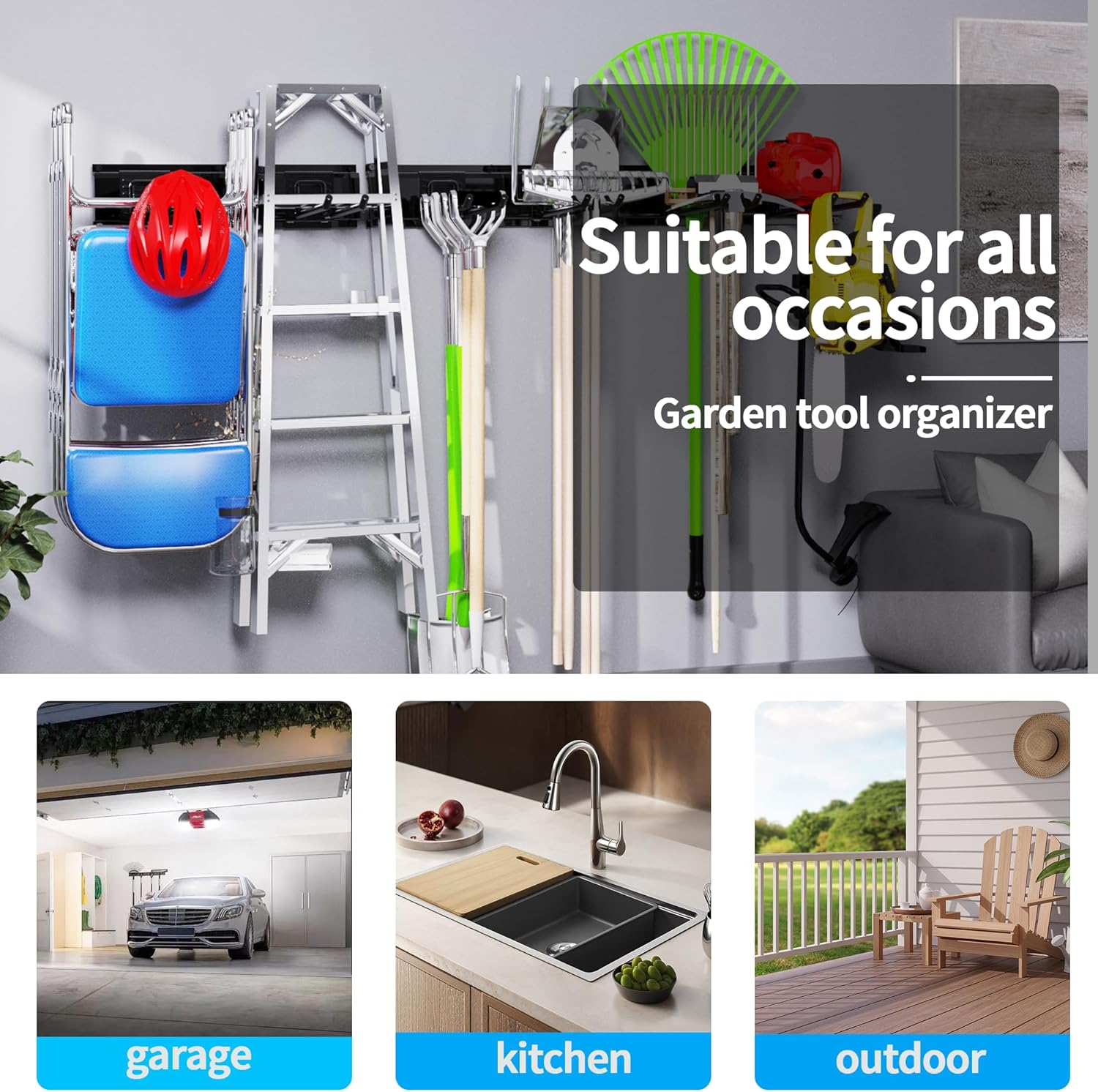 Rak Organizer Peralatan Dindin - Gardening Tools Images ulasan dan harga