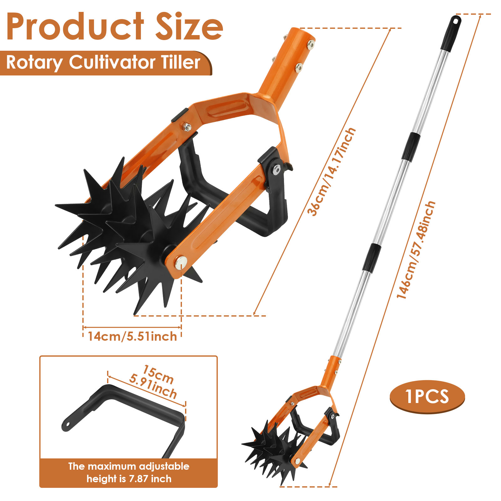 Alat Anakan 2-In-1 Baru Pegang - Gardening Tools Long ulasan dan harga