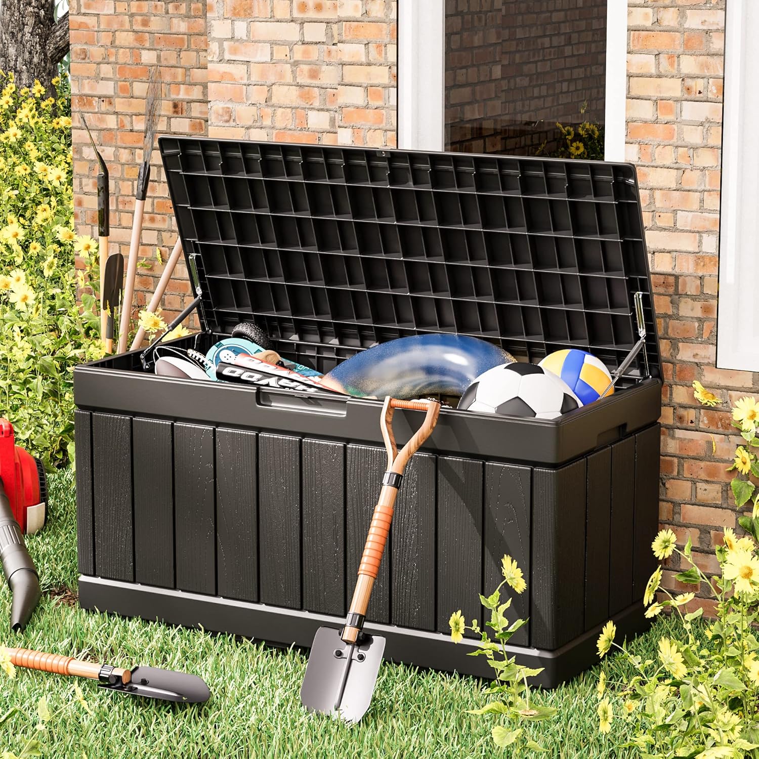 Kotak Penyimpanan Resin 82 Gal - Gardening Tools Images ulasan dan harga