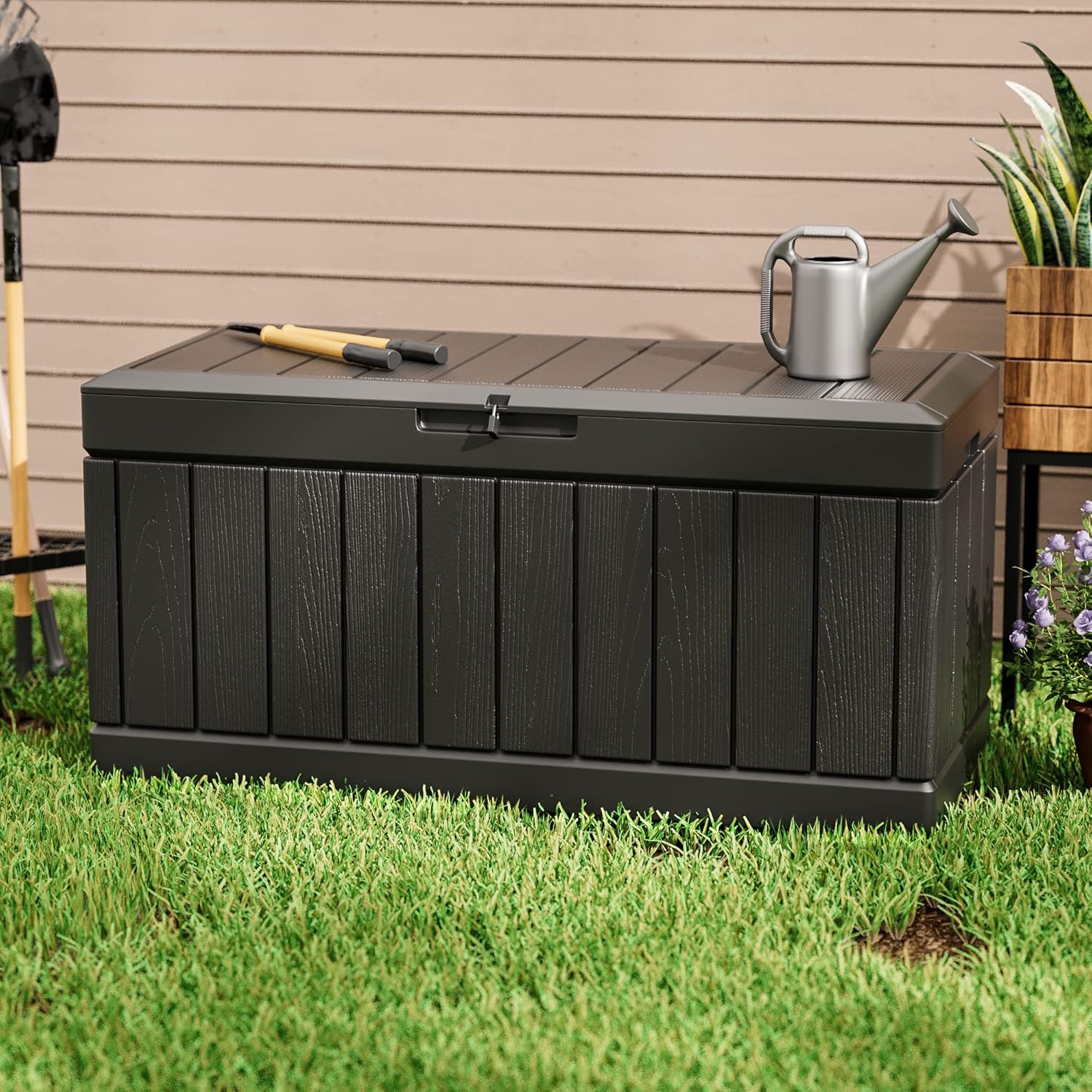 Kotak Penyimpanan Resin 82 Gal - Gardening Tools Images ulasan dan harga