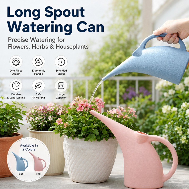 Penyiram Tanaman Plastik denga - Watering Can Long Spout ulasan dan harga